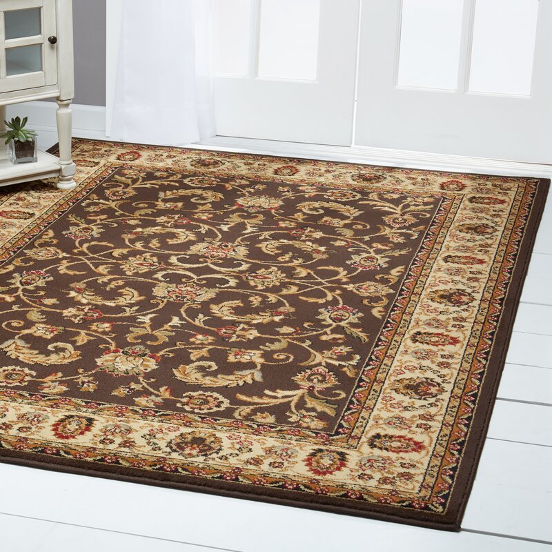 Andover Mills™ Munich Oriental Brown/Ivory Area Rug & Reviews Wayfair